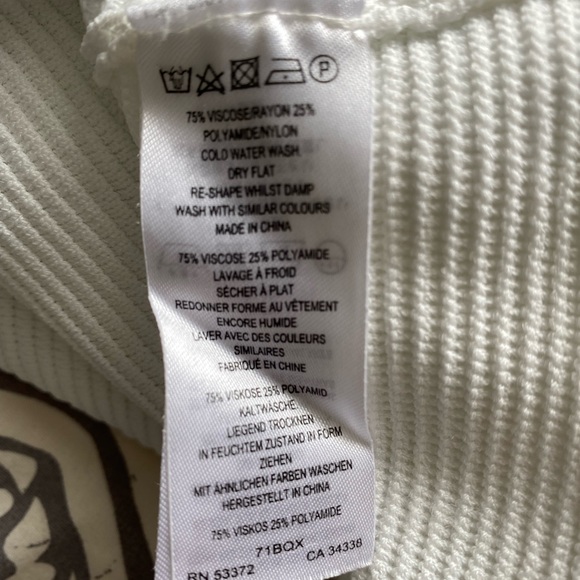 French Connection | white bandage dress | cap sleeves - Picture 7 of 16